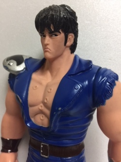 1985年☆バンダイ 北斗の拳 ケンシロウ ソフビ人形 大 32．2cm 