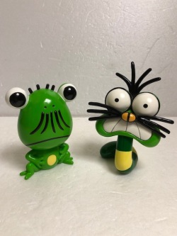 ２体セット☆べし・ケムンパス もーれつア太郎 ソフビ人形 １１．２ｃｍ 版権有 赤塚不二夫 アニメ 現状 【AT767】　