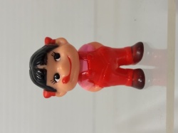 昭和レトロ☆ペコちゃん☆ソフビ人形☆4.5ｃｍ☆現状☆詳細不明　【RT0026】