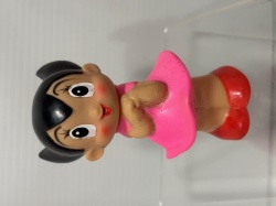 1964年☆浅草玩具☆ウラン☆鉄腕アトム☆昭和レトロ☆ソフビ人形 ９．２ｃｍ 初期放映当時物 アニメ 現状【RT0029】