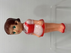 魔法のマコちゃん☆昭和レトロ☆ソフビ人形 １１．５ｃｍ 当時物 JAPAN 現状 アニメ 詳細不明 【RT0058】