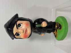 昭和レトロ☆伊賀の影丸☆忍者☆陶器製☆首ふり☆人形 １５．０ｃｍ 当時物 現状【RT0062】