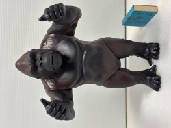 昭和レトロ　【1986年製】ソフビ　キングコング？ゴリラ？ 開封品☆箱付☆キングコング☆1986年☆昭和レトロ☆ソフビ