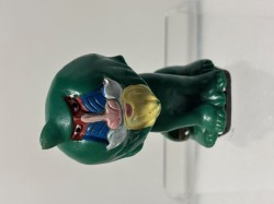 ジャングル大帝レオ☆マンディ爺さん☆昭和レトロ☆ソフビ人形 ８．２ｃｍ 当時物 版権有 アニメ 現状 【RT0196】