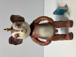 イヌクマ☆チャメゴン☆快獣ブースカ☆ソフビ人形 ２２．５ｃｍ JAPAN 当時 版権有 円谷プロ 現状 【RT0240】