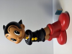 特大☆ビリケン☆鉄腕アトム☆ソフビ人形 ３８．０ｃｍ 学生服 フィギュア 版権有 アニメ 現状 【RT0250】