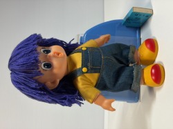 Dr.スランプ　アラレちゃん　人形　昭和レトロ ポピー☆Dr.スランプ アラレちゃん☆人形 23．0cm 当時物 版権有