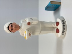 北野印度会社☆陶器製☆北野武☆ビートたけし 人形 17．5cm