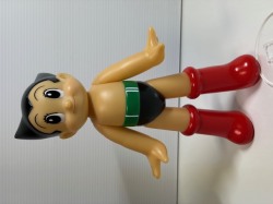 絶版☆ビリケン☆鉄腕アトム☆ソフビ人形 ２０．０ｃｍ アニメ 当時物 版権有 現状【RT0313】