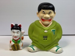 大型☆サンスター☆昭和レトロ☆北野武☆ビートたけし☆ソフビ人形 ２４．０ｃｍ ５００ｇ 当時物 企業物 非売品 現状 【RT0370】