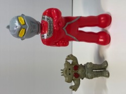 バンダイ☆昭和レトロ☆ウルトラセブン☆シャンプーボトル☆人形 ２０．０ｃｍ 当時物 版権有 現状【RT0375】