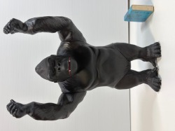 1983年☆キングコング☆昭和レトロ☆ソフビ人形 ２０．３ｃｍ １５０ｇ 当時物 JAPAN 版権有 現状【RT0376】