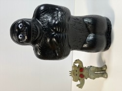 大きい☆キングコング？ゴリラ？☆人形☆貯金箱 ２５．０ｃｍ  現状 詳細不明【RT0402】
