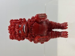 バンダイ☆ガラモン☆ウルトラ怪獣（ウルトラＱ） ソフビ人形 ８．６ｃｍ 当時物 赤色 現状 【RT0411】
