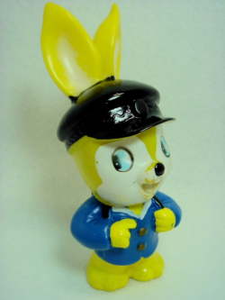 エスエス製薬 ランドセル ピョンちゃん ソフビ人形 12．4cm 当時