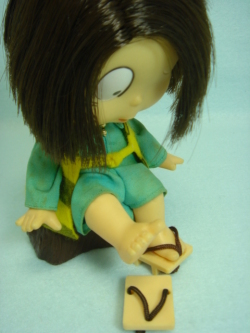 レア☆アンソニー 下駄蹴り 首ふり 鬼太郎 ソフビ人形 15．0cm