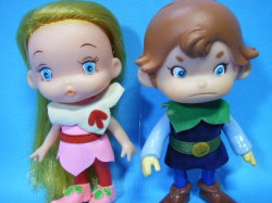 トミー　森の陽気な小人たち ベルフィー リルビット 人形　当時物　ソフビ 森の陽気な小人たち ベルフィー&リルビット（帽子無し） ソフビ人形