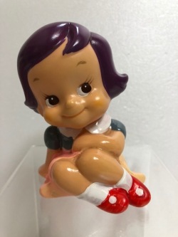 第一勧業銀行 のばらチャン ソフビ人形 貯金箱 10．0cm 当時物 企業