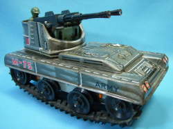 戦車M-75 ブリキ メーカー：大熊製作所 箱付 裏ブタにサビ有 【TO1739 