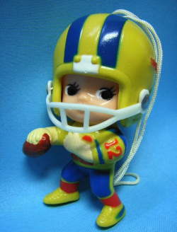 日立アメフト坊や貯金箱非売品 昭和レトロソフビ