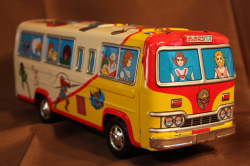 テッカマンバス　三和玩具/中嶋製作所 ナカジマ サンワ テッカマン バス ブリキ製 JAPAN製 現状 【TO1924】