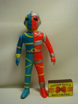 人造人間キカイダー ソフビ人形 ミドルサイズ タカトク 1972年当時 