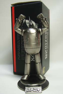 タカラ 鉄人28号 メタル モニュメント鉄人28 人形 14．3cm  