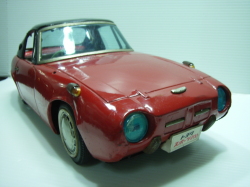 貴重☆アサヒ トヨタ S800 ブリキ 大型 長さ37．0cm 当時物 