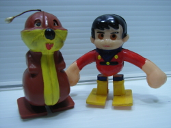 貴重☆森永 宇宙少年ソラン ソランとチャッピー 人形 6．2cm 2体