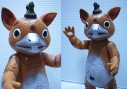 レア☆マルサン 初代 快獣（怪獣） ブースカ ソフビ人形 22．7cm 
