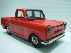 赤 トラック ブリキ自動車 １７．２ｃｍ 当時物 ＪＡＰＡＮ製 フリクション 現状 詳細不明　【TO3236】