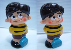 レア☆エーザイ製薬 トラベルミン・トラベル坊や ソフビ人形 貯金箱 8