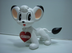 大日本住友製薬☆アイミクス☆ジャングル大帝 レオ☆ソフビ人形 １６．５ｃｍ １３５ｇ 企業物 非売品 現状　【TO3486】