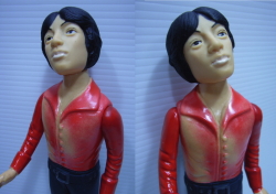 沢田研二さんカスタムフィギュア　大きさ２７センチ リアル！☆沢田研二 タイガース時代 ジュリー ソフビ人形 24．8cm