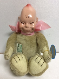 1988年☆大型☆タグ付☆テディ ビリケンドール☆限定品☆人形 ２８．５ｃｍ 当時物 ホースマン社 版権有 現状 【TO4123】　