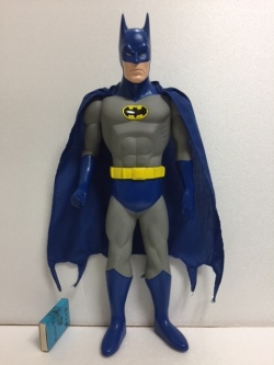 バットマン ソフビ人形 大型 39．0cm 当時物 版権有 1988 