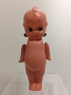 キューピー セルロイド 人形 14．5cm 当時物 マーク 刻印有 現状 