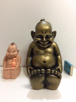 ビリケン像☆BILLKEN☆合金☆人形 19．0cm 約2．5kg 大阪