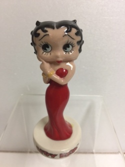 ベティちゃん ベティ・ブープ 陶器製 人形 10．5cm 版権有 1995