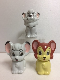 ３体セット ジャングル大帝 レオ ライヤ パンジャ 陶器製 人形 １２ ０ｃｍ ２５０ｇ 印鑑