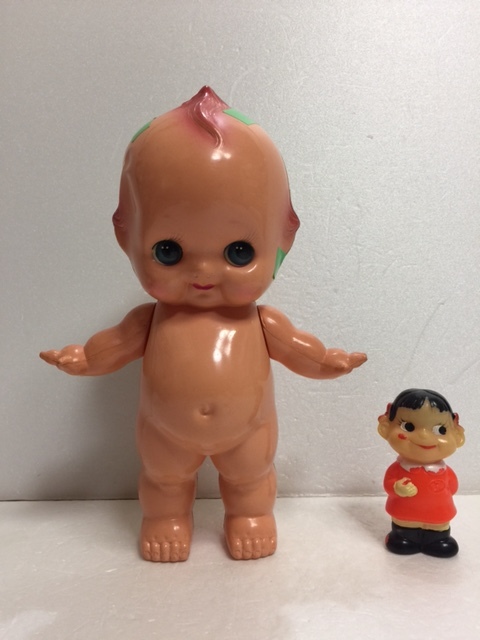 オリエンタル ORIENTAL キューピー セルロイド 人形 大 25．0 当時 
