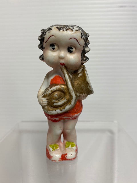 昭和レトロ☆ベティちゃん☆陶器製☆人形 8．5cm 手塗 BETTY