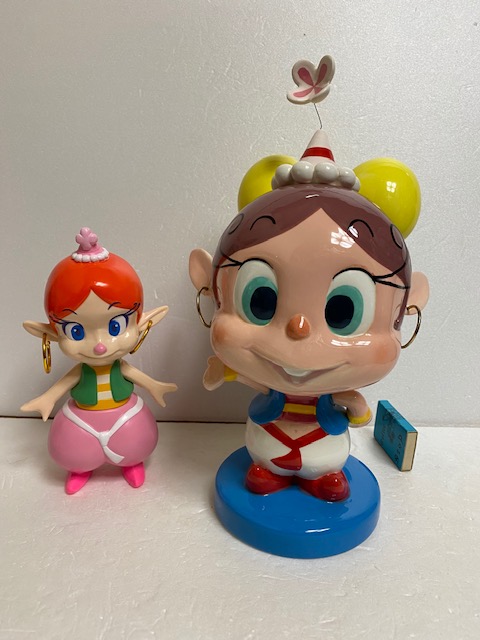 大型☆ハクション大魔王☆アクビちゃん☆陶器製 人形 貯金箱 31．0cm