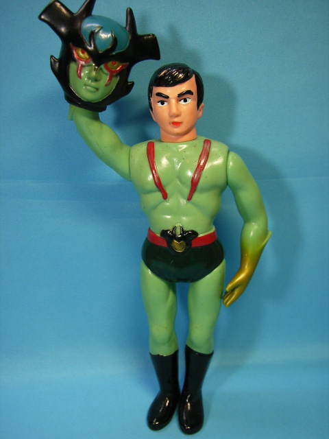 古いソフビ人形 （デビルマン ソフビ人形 放映当時の古いもの 版権なし  