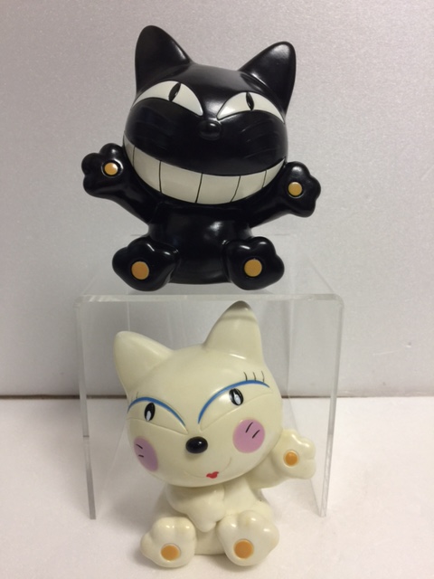 【確認用】【純正品】貯金箱・フィギュア（ヤマト運輸）2体セット 非売品ヤマト運輸クロネコヤマト 旧デザイン レア貯金箱2個