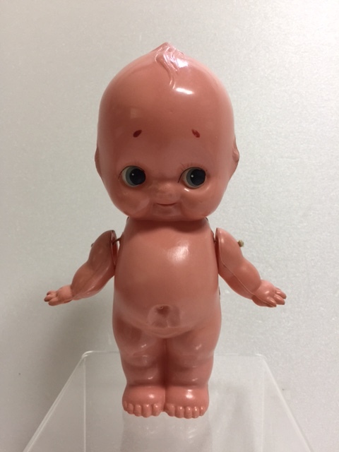 キューピー セルロイド 人形 16．8cm 当時物 JAPAN 現状