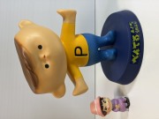 大型☆店頭用・カウンター用☆箱付☆復刻版☆ぺんてる☆ソフビ人形 ２５．５ｃｍ ９００ｇ 版権有 企業物 現状 【RT0435】