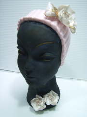 陶器製 モダン女性 ヘッドベース・フラワーベース １９．０ｃｍ ６００ｇ 当時物 刻印有 現状　【TO3526】