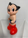 ビリケン☆鉄腕アトム☆ソフビ人形 ７．３ｃｍ 当時物 版権有 アニメ 現状【AT1303】