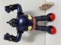 紺色☆鉄人２８号☆昭和レトロ☆ソフビ人形 １７．３ｃｍ １３０ｇ 現状 アニメ 詳細不明 【AT1366】